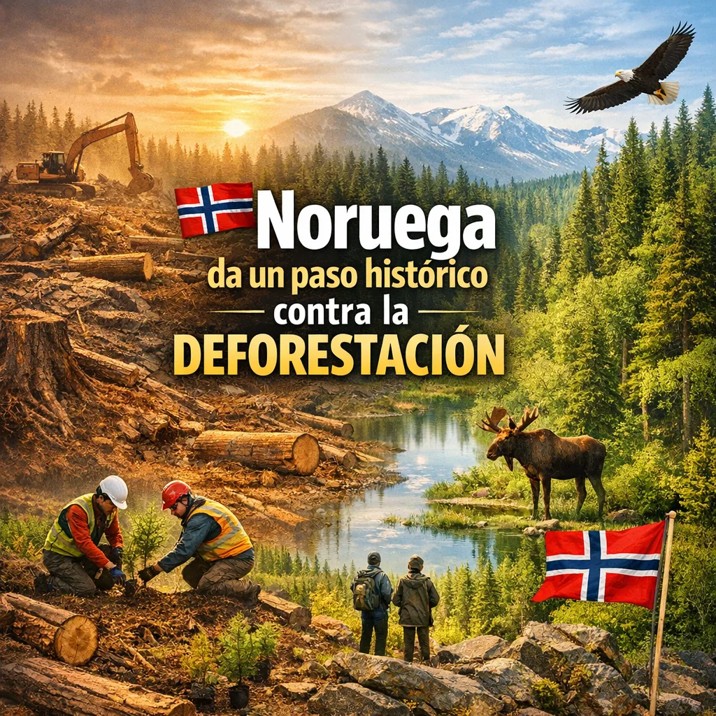 Noruega da un paso histórico contra la deforestación