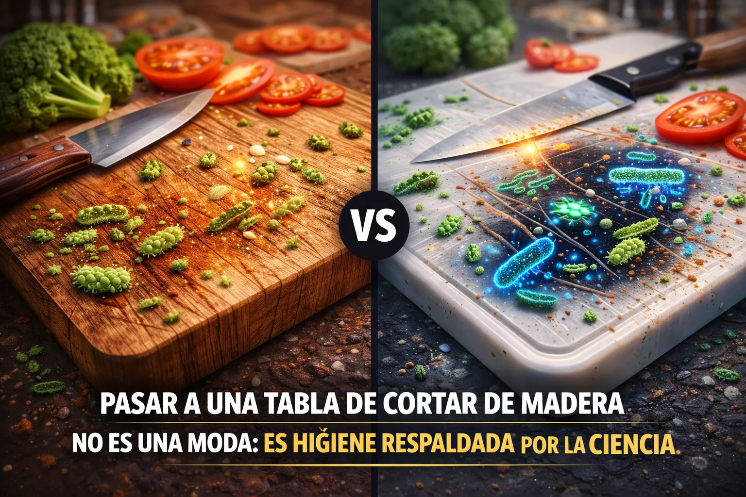 Tabla de Cortar de Madera: La Mejor Opción Higiénica y Segura